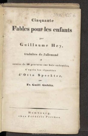 Cinquante fables pour les enfants