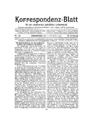 23. Hauptversammlung des Provinzialvereins Sachsen und benachbarte Herzogtum