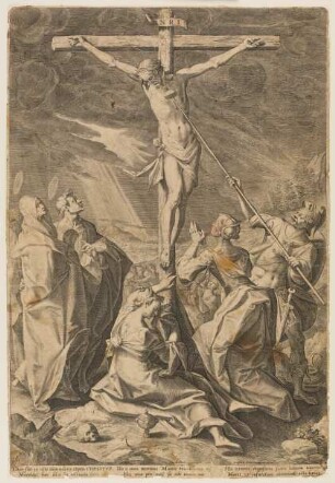 Christus am Kreuz, nach links