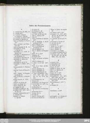 Index der Personennamen