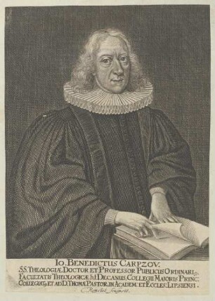 Bildnis des Io. Benedictus Carpzov