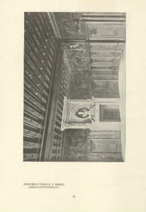 Abgeordnetenhaus in Berlin. Ministersitzungssaal