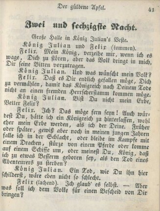 Zwei und sechzigste Nacht