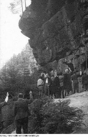 Sächsische Schweiz, Felsenbühne Rathen, Aufführung, Schrammsteine, Reinhardtsdorf, Zirkelstein, Kaiserkrone, August 1953