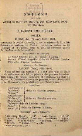 Französische Chrestomathie : Mit Wörterbuch