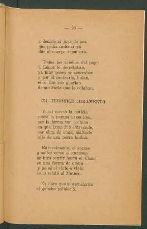 El terrible juramiento