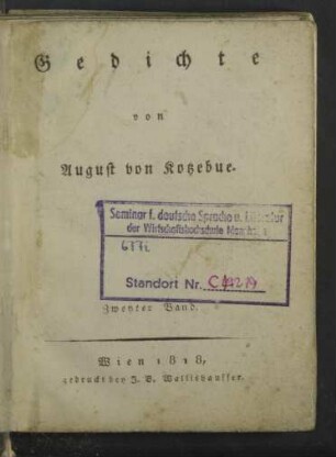 2: Zweyter Band