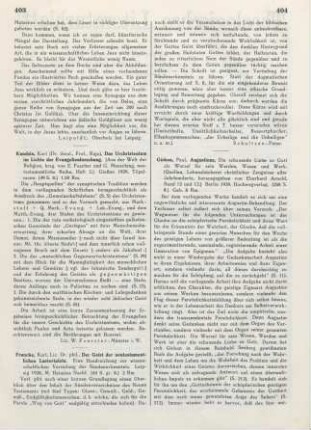 404-406 [Rezension] Girkon, Paul, Augustinus