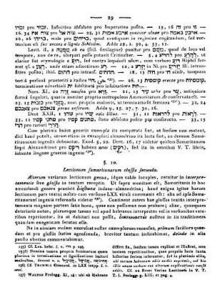 §. 10. Lectionum samaritanarum classis secunda.