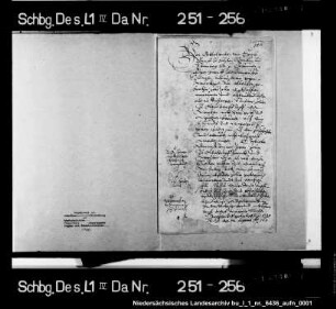 Zollrolle für Oldendorf und Rinteln
