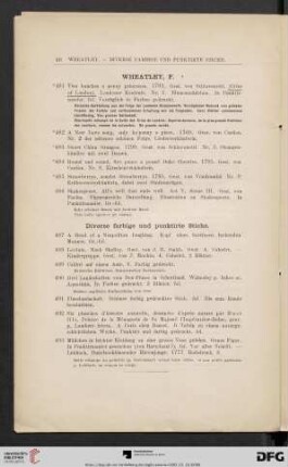 Wheatlsy, F. (Nr. 481-486)