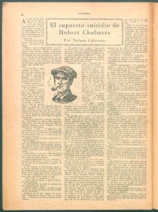 El supuesto suicidio de Hubert Chalmers