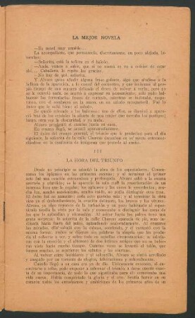 III - La hora del triunfo