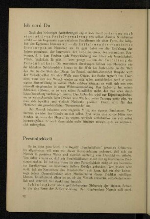 Persönlichkeit
