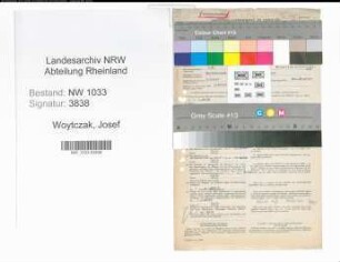 Entnazifizierung Josef Woytczak , geb. 02.05.1921 ()