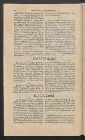 Das LIX. Capitel