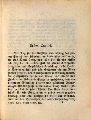 Neues Leben : Novelle in 3 Bänden, 3