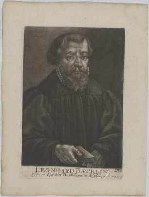 Bildnis des Leonhard Baechlin