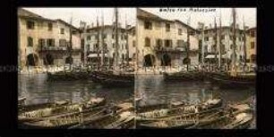 Schiffe im Hafen von Malcesine