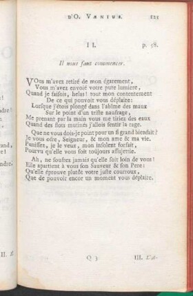 II. Il nous faut commencer.