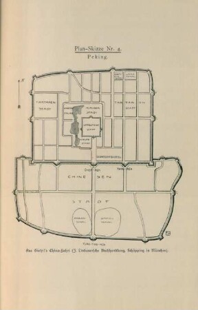 Plan-Skizze Nr. 4. Peking