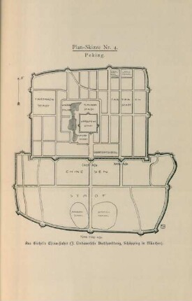 Plan-Skizze Nr. 4. Peking