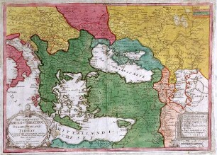 WHK 20 Russisch-Türkischer Krieg: Plan der Kriegsschauplätze in Ungarn, Russland und der Türkei, 1. Teil