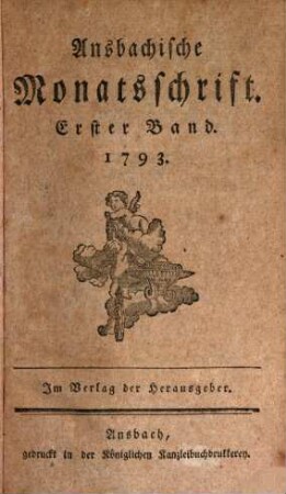 Ansbachische Monatsschrift. 1, 1. 1793