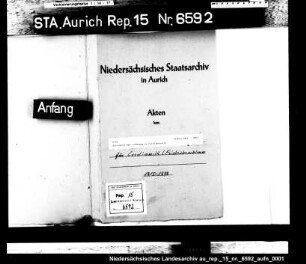 Hafengeld und -ordnung in Carolinensiel