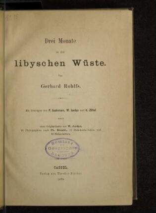 Drei Monate in der libyschen Wüste