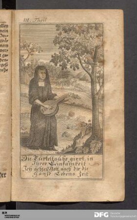Der III. Theil. Frommer Wittwen Gesang-Buch.