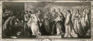 Gemälde "Tod der heiligen Clara" (B. E. Murillo; Öl auf Leinwand; 1,89 x 4,46 m; Staatliche Kunstsammlungen Dresden (SKD))
