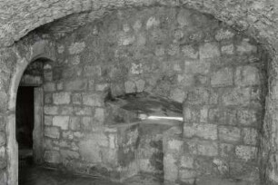 Königstein. Festung. Friedrichsburg. Kasematte, Wand mit Sehschlitz