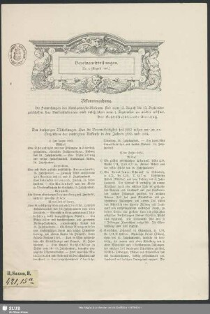 [1.]1887,6: Vereinsmitteilungen