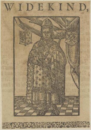 Bildnis von Widekind II. dem Großen, Fürst der Sachsen