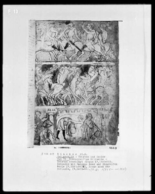 Tristan und Isolde — Dreistreifige Bildseite, Folio 37 recto