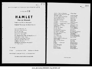 Hamlet Prinz von Dänemark