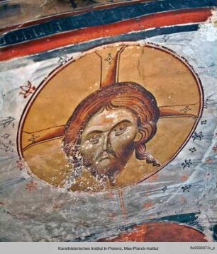 Die Ausmalung der Saalkirche : Die Ausmalung der Ostapsis : Mandylion