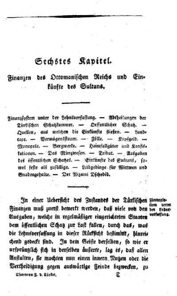 Finanzen des Ottomanischen Reichs und Einkünfte des Sultans.