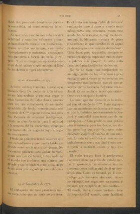 26 de Noviembre de 1771.