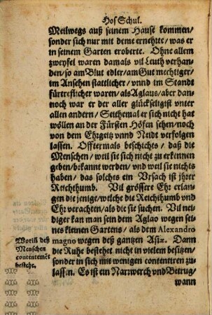 Institutiones vitae aulicae : oder Hof-Schul