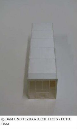 North Face - Modell des Gesamtgebäudes