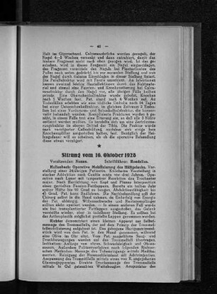 Sitzung vom 16. Oktober 1928