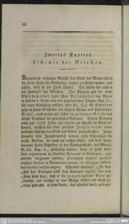 Zweites Kapitel. Alchemie der Griechen