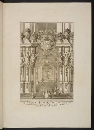 Une Partie Du Milieu Du Grand Escalier De L’Orangerie Royale Et Qui Sert Aussi Â La Promenade En Haut