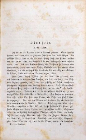 Platens Tagebuch : 1796 - 1825