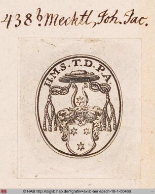 Wappen des Johann Jakob Mechtl