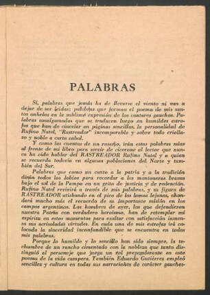 Palabras