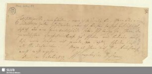 51: Brief von Josef Dessauer an Clara Schumann - Mus.Schu.51