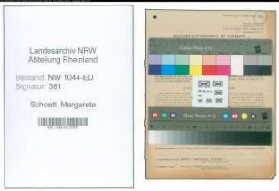 Entnazifizierung Margarete Schoett , geb. 19.05.1908 (Lehrerin)